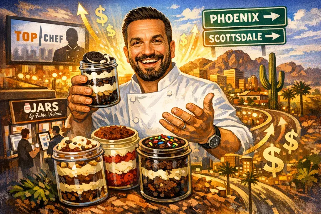Fabio Viviani Expands Jarred Desserts to Phoenix and Scottsdale Markets